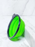 Силиконовая складная миска