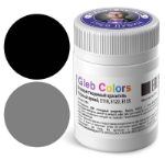 Концентрированный водорастворимый краситель Gleb Colors цвет Черный яркий 10 г SVGC-ChY1