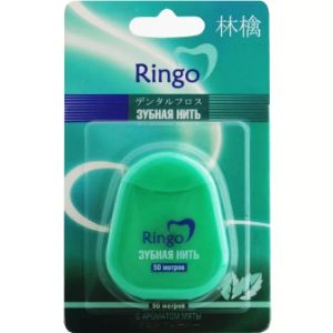 20170ri «Ringo» Зубная нить с ароматом мяты, 50 м