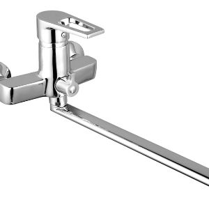 E2628 смеситель для ванны   с длинным изливом （30cm). переключатель в корпусе.картридж 40мм