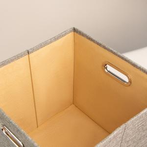 Коробки для хранения с ДВП каркасом оптом от производителя