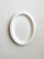 Одноразовая посуда Овальная тарелка 260*200 мм ЭкоЛиния