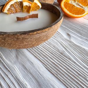 Ароматические свечи в кокосовой скорлупе