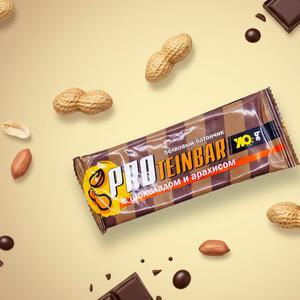 Белковый батончик PROtein BAR BeOK ТМ BIO Elite c шоколадом и арахисом. Вес 30г.