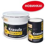 Масло для террас и садовой мебели Krasula-Terrace Oil НОРТ 3л (6 цветов)