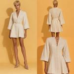 Мини-платье Élise из хлопка с архитектурным силуэтом