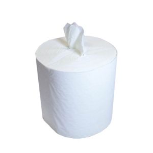 Туалетная бумага для диспенсеров, с центральной вытяжкой, 1-2 слоя, 100% целлюлоза. СТМ (готовы).