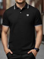 Футболка поло BINS Черная