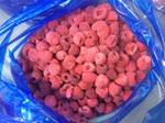 Frozen raspberry whole jamy foods