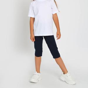 Спортивный костюм российского производителя Зайчик Рося. Костюм детский состоит из футболки и велосипедок (футболка – хлопок 100%, велосипедки выполнены из кулирки с лайкрой – хлопок 95%, лайкра – 5%). Комплект подойдет как для девочки, так и для мальчика. Идеальный вариант физкультурной формы для садика или школы.