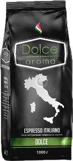 Кофе в зернах (зерновой) натуральный, Dolce Aroma DOLCE, 70% арабика/30% робуста,