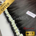 Bulk Hair Extension Straight Nasa Hair Black Color 0088