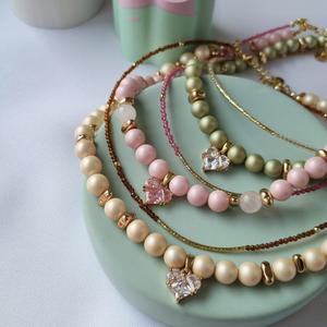 Двойные чокеры из жемчуга Сваровски