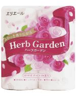 Туалетная бумага "Elleair" Herb Garden трехслойная, аромат роза, 4*30м