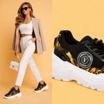Кроссовки Versace Jeans Couture Baroque Flame Chunky Sneakers