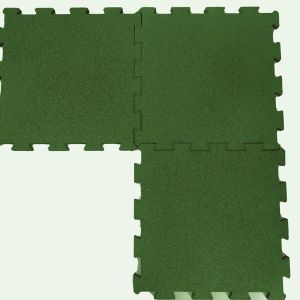 Плитка резиновая 500х500х20мм, зеленая