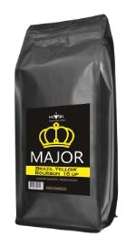 Кофе зерновой свежая обжарка 100% арабика Major Brazil Yellow Bourbon NY 2/3 16 up