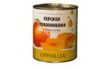 Персики половинками в легком сиропе Ophellia