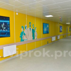 Декоративные стеновые панели Випрок. Медицинское учреждение