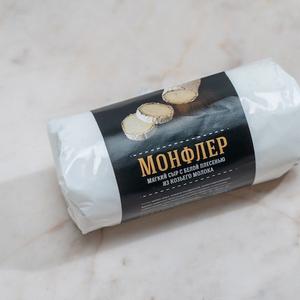 Мягкий сыр из козьего молока с благородной белой плесенью в золе. У молодого Мон Флера вкус свежий, творожистый, с приятной «кислинкой». Выдержка 30-40 дней.