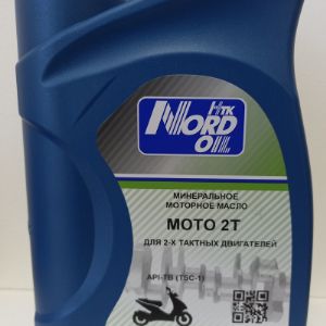 Минеральное моторное масло для 2-х тактных двигателей мототранспортных средств: NORD OIL Moto2Т  мин., объем 1 литр