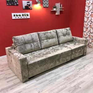 Общий габарит: ширина/высота/глубина: 2650*970*1020*мм.
Спальное место: 2300*1450 мм.
Высота посадочного места: 460 мм.
Глубина посадочного места: 800 мм.
Ширина подлокотников: 170 мм.
НАПОЛНЕНИЕ ДИВАНА:
Трансформация евро книжка.
Независимый пружинный блок для повседневного сна.
Механизм трансформации «пантограф».
Ламинированные короба для белья с вентиляцией.
Категории ткани:
Ткань 1 категория стоимостью 350 руб.
Ткань 2 категория стоимостью 500 руб.
Ткань 3 категория стоимостью 900 руб.
ВОЗМОЖНОСТИ ИЗМЕНЕНИЯ ДИВАНА:
Поставить наполнение ФППУ.
Поставить подлокотники от других диванов.
Поставить независимый пружинный блок.
Сделать подлокотники с накладками.
Сделать полку в подлокотниках.
Сделать открывающиеся подлокотники.
Возможно изменить габариты дивана (длину, высоту, ширину).
________________
Сертификаты ЕАС
100 % гарантия качества.
Гарантия 18 месяцев.
100% гарантия качества.
ДОСТАВКА В ЛЮБОЙ РЕГИОН РФ