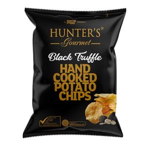 Картофельные чипсы ручной обжарки Hunter&#39;s Gourmet со вкусом &#34;Черный Трюфель&#34; 125гр пакет