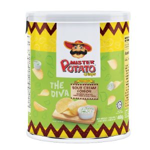 Чипсы картофельные со вкусом сметаны и лука Mister Potato Sour Cream and Onion 40г