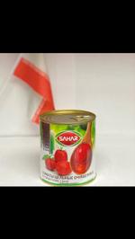 Томаты цельные очищенные в томатном соке SAHAR