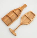 Доски сервировочные бутылка + бокал