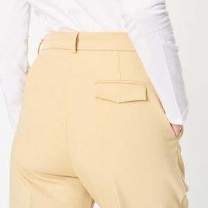 Классические брюки тонкие бежевые