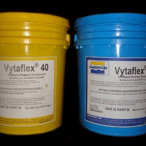 Vytaflex 40 (36,28 кг). VytaFlex Series (пр-во США) — серия полиуретанов с высокими физическими свойствами и характеристиками, наиболее подходящие для литья бетона. Соотношение компонентов при смешивании — 1А:1В по объему или по весу.