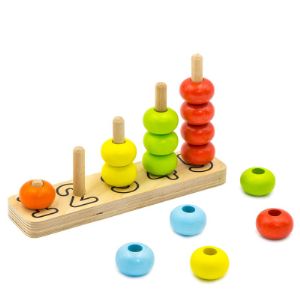 Пирамидка «Счёты» - развивающая игрушка от Алатойс, представляющая собой деревянную основу с 5 шкантами и 15 колец для нанизывания. Основная задача: собрать нужное количество деталей на шканте, согласно цифрам на основании. Благодаря этой игрушке ребёнок обучается основам счета.