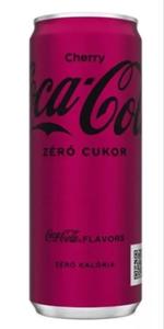 Напиток газированный Coca Cola Zero Cherry 0.33л
