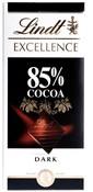 LINDT Шок.ПРЕВ.горький какао 85% 100г