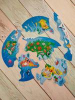 Пазл магнитный "6 континентов" 01128