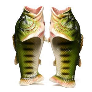 Тапочки &#34;Рыбы&#34; зеленые