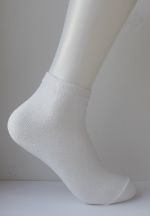 Носки мужские белые укороченные с двубортной резинкой Jastior с-26