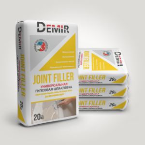 Demir Филлер
Универсальная шпаклевочная смесь на
основе гипсового вяжущего с полимерными
добавками