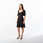 Вечернее платье мини из шифона BLAZZE