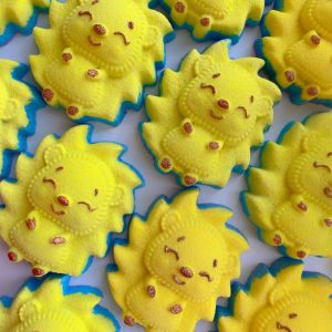 «Ёжик»
Расцветка может быть любой, красивое пенное растворение