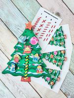 Шнуровка с липучками "Ёлочка" 11017