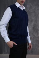 Жилет мужской вязаный трикотажный от производителя оптом Жилет1009