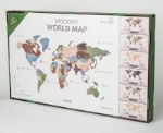 Декор "Карта мира на англ. языке" одноуровневый, цветной, XL 3188