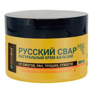 Бальзам от ран, ожогов, нарывов, трещин, сухости "Русский Свар", 100 г
Оптовая цена: 385 руб.

100 % натуральный
Живица оказывает активное антисептическое, противовоспалительное, ранозаживляющее и антибактериальное действие.
Бальзам является средством широкого спектра действия. 
Живицу мы собираем в экологически чистом районе на севере Пермского края. Без использования специальных инструментов (вручную)

Сочетание живицы (смолы хвойных деревьев) и пчелиного воска создаёт мощный натуральный комплекс с разносторонним действием на кожу.

ОСНОВНЫЕ СВОЙСТВА: 

1. Защитное.

пчелиный воск формирует на коже тонкую полупроницаемую плёнку: она не «запечатывает» поры, но защищает от ветра, холода, УФ‑излучения и агрессивных внешних факторов;
живица усиливает барьерные свойства, снижая риск раздражения.
2. Увлажняющее и влагоудерживающее

воск притягивает и удерживает молекулы воды, предотвращая обезвоживание;
поддерживает естественный гидролипидный баланс, сохраняя кожу гладкой и упругой.
3. Антибактериальное и противовоспалительное

живица содержит фитонциды и эфирные масла, подавляющие рост бактерий и грибков;
уменьшает покраснения, успокаивает раздражённую кожу, снижает риск воспалений.
4. Ранозаживляющее и регенерирующее  

стимулирует обновление клеток, ускоряет заживление микротрещин, мелких ран, ожогов и обморожений;
способствует восстановлению повреждённого эпидермиса без рубцевания.
5. Питательное и смягчающее

воск богат витаминами (особенно А) и липидами, которые питают и смягчают огрубевшую кожу;
устраняет шелушение, зуд и чувство стянутости.
6. Антиоксидантное

компоненты живицы нейтрализуют свободные радикалы, замедляя окислительные процессы в коже;
витамин А в воске стимулирует синтез коллагена, повышая эластичность и тонус.
7. Дезодорирующее и освежающее

эфирные масла в живице придают средству лёгкий природный аромат и оказывают освежающее действие.
ОБЛАСТИ ПРИМЕНЕНИЯ:
- сухая, обезвоженная, склонная к шелушению кожа;
- участки с микроповреждениями, трещинами, мелкими ранами;
- кожа, подверженная агрессивным внешним воздействиям (ветер, мороз, бытовая химия);
- губы (профилактика и лечение сухости, трещин);
- зоны после депиляции или бритья (успокаивает раздражение);
- локти, колени, пятки (смягчение огрубевших участков).

ВАЖНЫЕ ПРЕИМУЩЕСТВА:

натуральность — оба компонента природного происхождения, без синтетических добавок;
гипоаллергенность — низкий риск реакций при отсутствии индивидуальной непереносимости;
некамедогенность — воск не забивает поры, подходит для большинства типов кожи;
длительный эффект — защитная плёнка действует несколько часов после нанесения.
СОСТАВ: Хвойная смола (живица), Пчелиный воск, Нерафинированное растительное масло, Эфирное масло кедра

ПОКАЗАНИЯ К ПРИМЕНЕНИЮ:

Кожные повреждения: раны,  нарывы, фурункулы, ожоги, мозоли, наросты, нарывы, царапины, гноящиеся раны, рожа, лишаи, свищи, плешивость, псориаз, экзема, трофические язвы.
Пролежни и опрелости.
Грибковые и герпетические поражения кожи. 
Геморроидальные узлы. 
Эндокринные патологии: мастит, мастопатия.
При простудно-вирусных инфекциях.
А также травмы, заболевания суставов и позвоночника.
Косметическое применение: очищает поры, разглаживает морщины, помогает от прыщей и угревой сыпи, устраняет эффект апельсиновой корки. Используется как средство для массажа, маски на лицо, шею, грудь, ягодицы.

СПОСОБ ПРИМЕНЕНИЯ:
