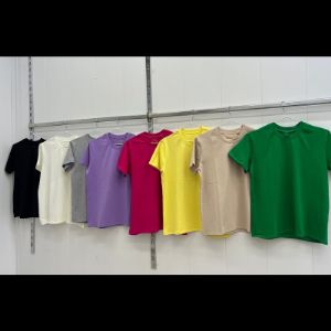 💚 Базовые футболки основа гардероба 😍😍 😍
💚 Размер: СМЛ (3шт в пачке) 
💚 Ткань: Турецкий супрем Пенья 🥰
💚 Цена: 450 сом