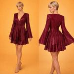 Rouge Étoile Sequin Dress