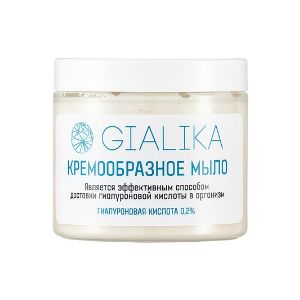 Кремообразное мыло GIALIKA, Гиалуроновая кислота 0.2%, 200 г. S02200