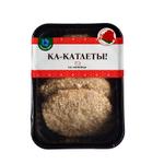 Полуфабрикат мясной рубленый  формованный панир из свинины "ОТБИВНАЯ НАТУРАЛЬНАЯ РУБЛЕНАЯ" зам, лоток 4816150700426