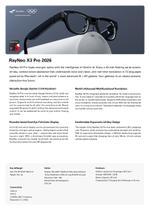 AI/AR glasses RayNeo, HOLOSWIM RayNeo X3 Pro